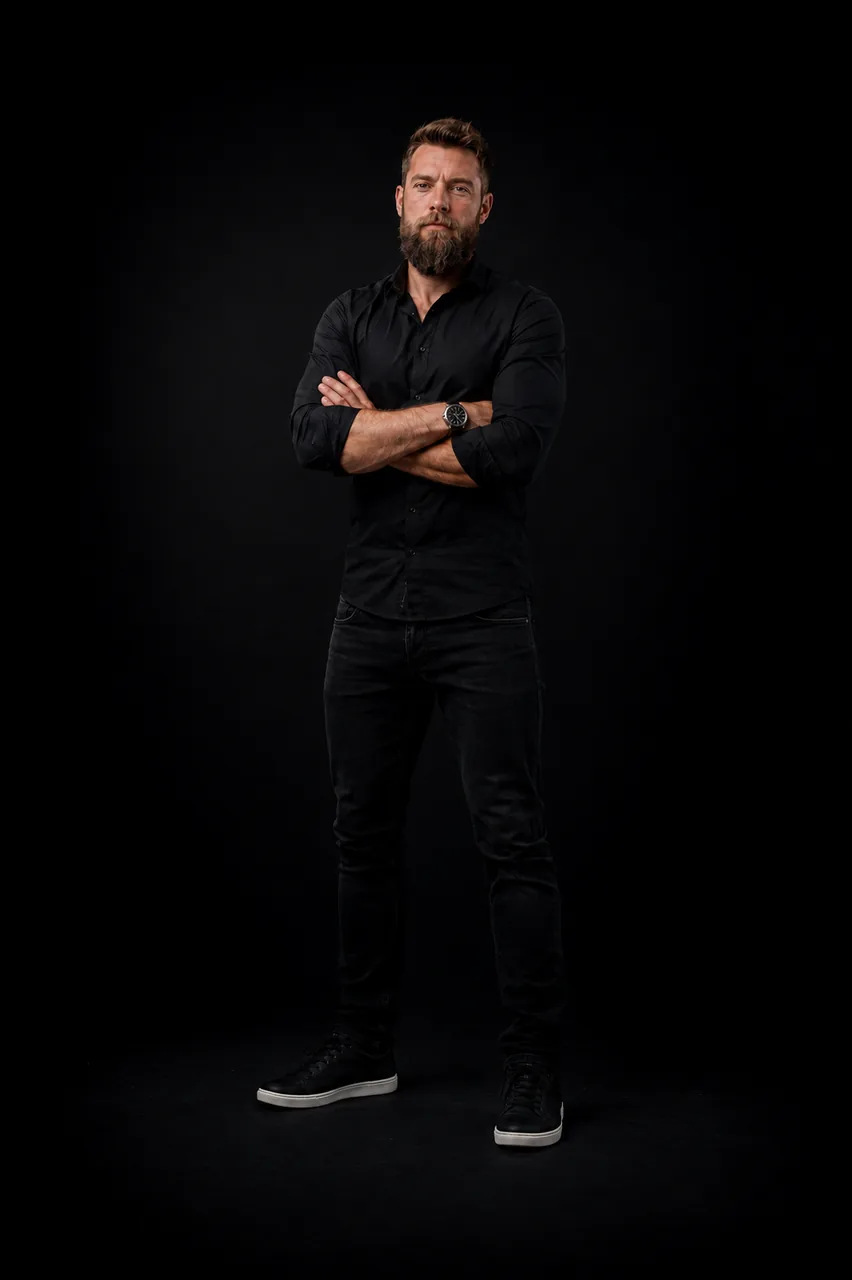 Laurens De Leeuw, de webdesigner achter GeenGezeik.be die professionele websites maakt voor Vlaamse vakmensen